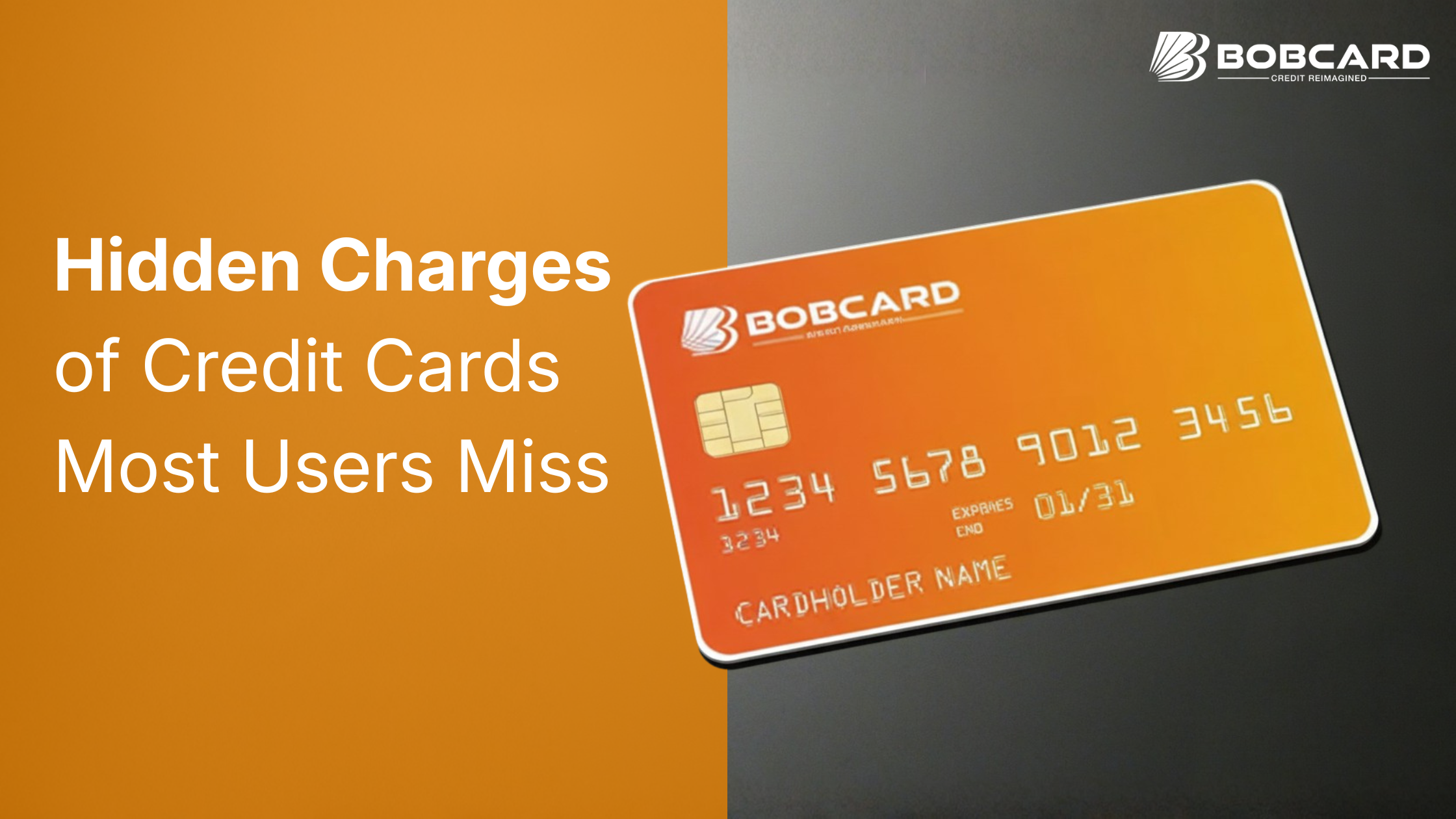 BOB Credit Card Hidden Charges Most Users Miss