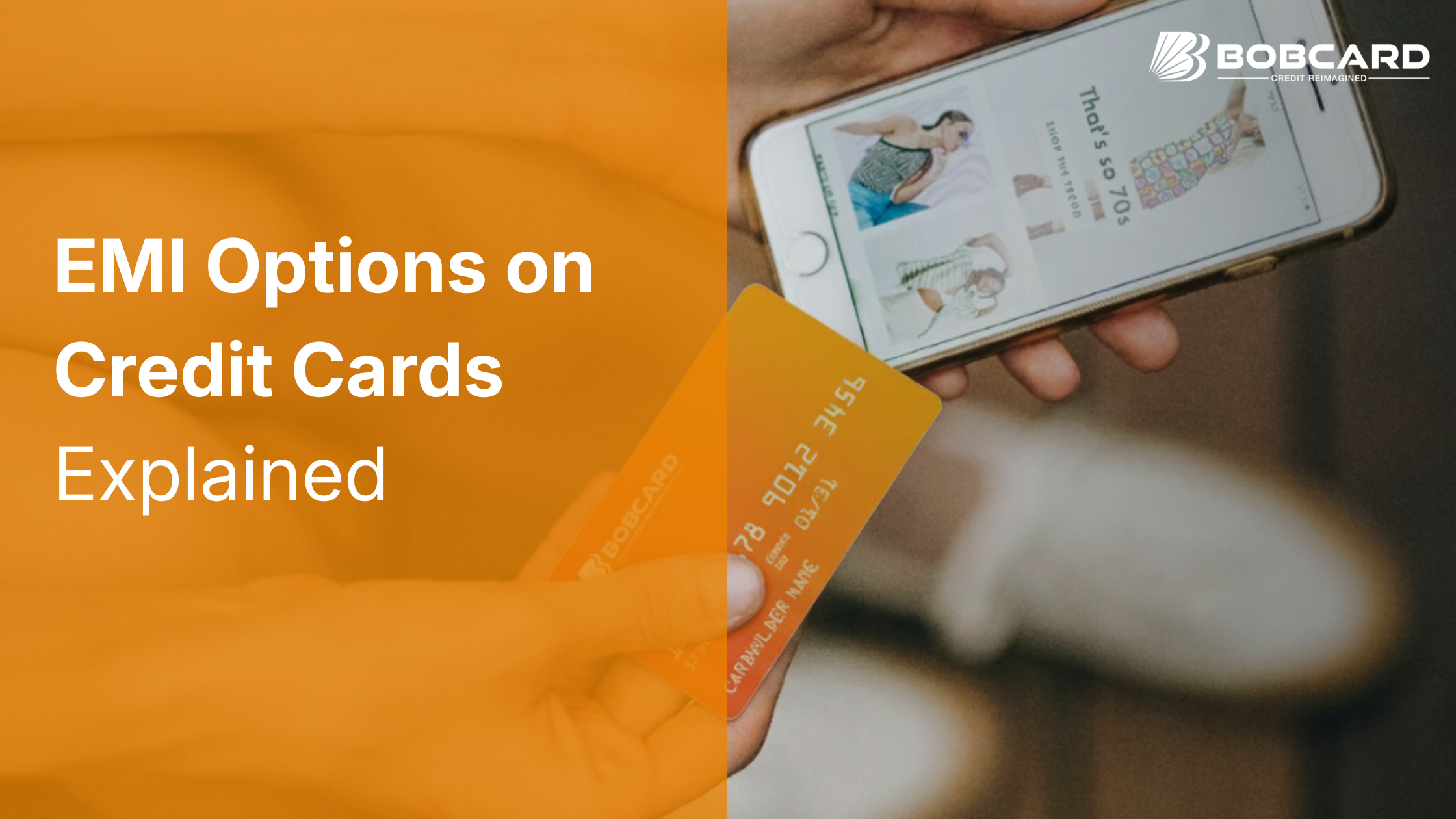 EMI Options on BOB Credit Cards Explained